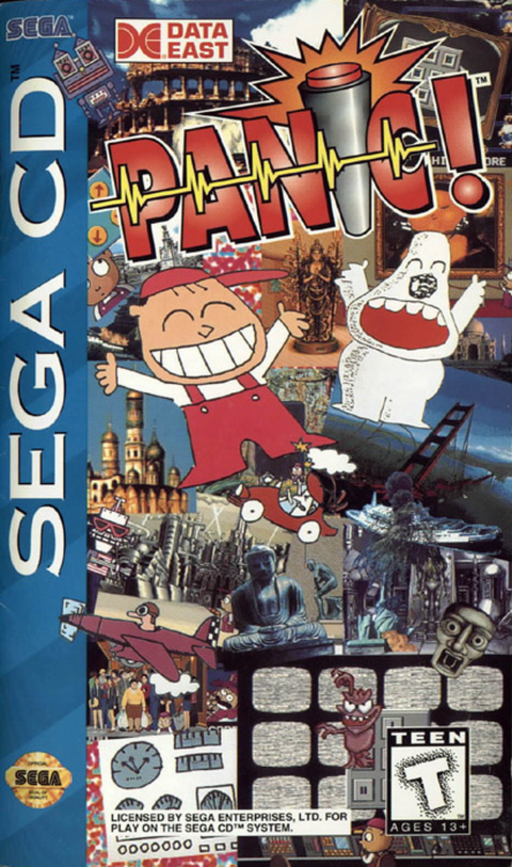 Panic! (USA) Sega CD Game Cover